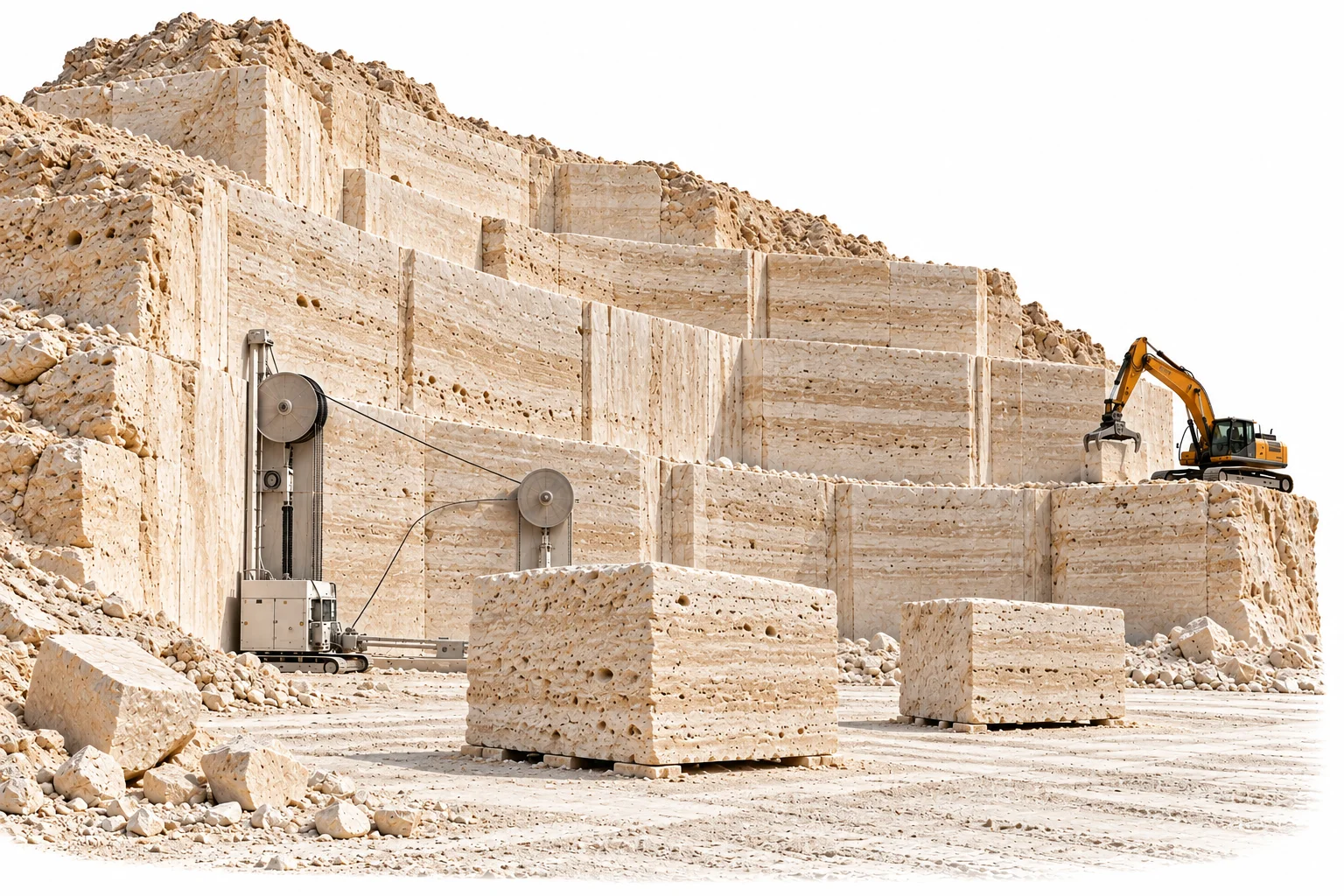 Travertine Quarries