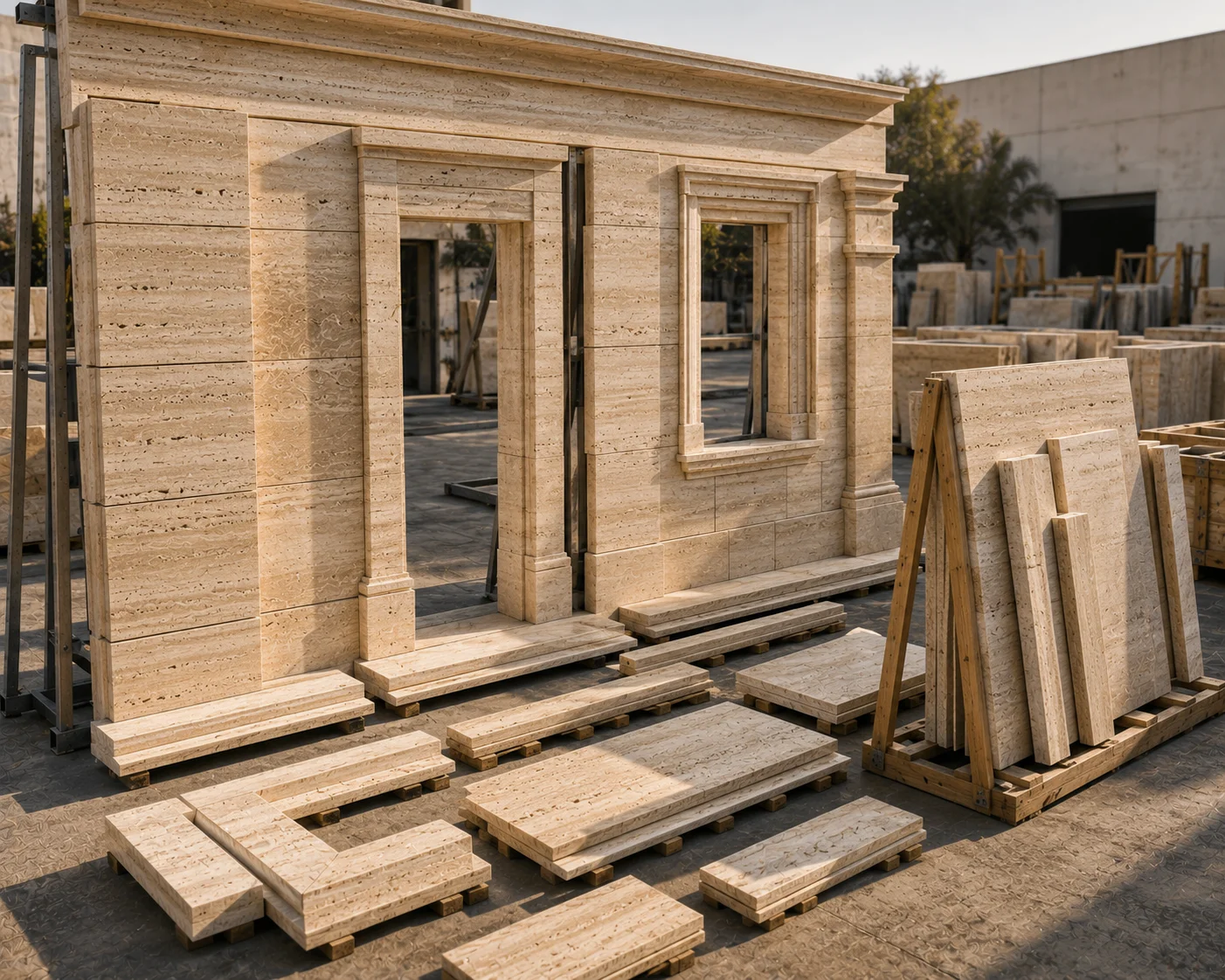 Cut-to-Size Travertine