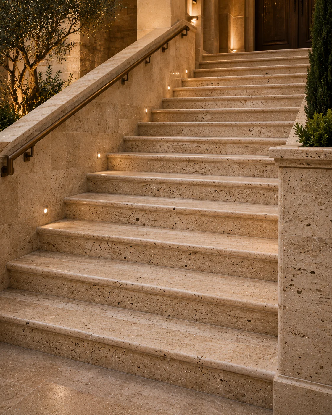 Travertine Stairs
