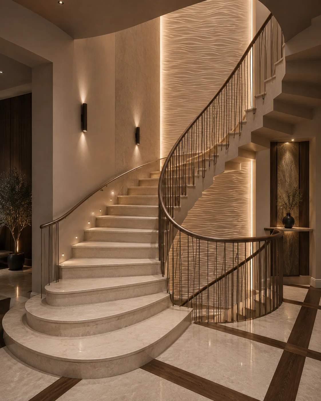Custom Stone Stairs
