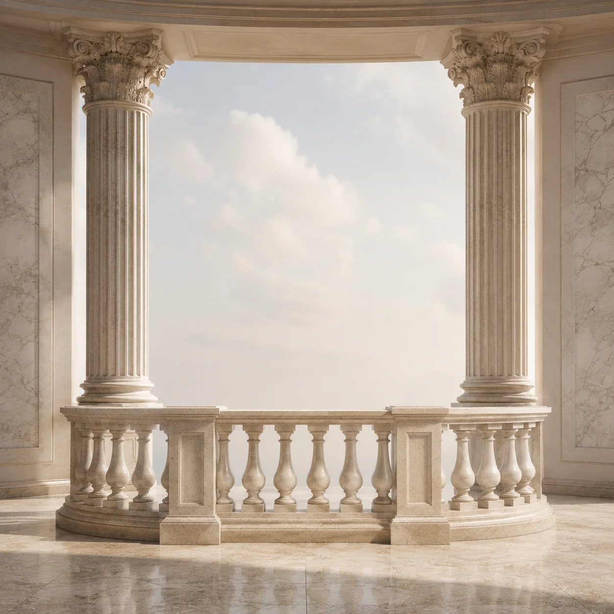 Stone Columns & Balustrades